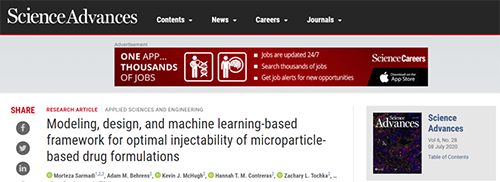 近日麻省理工大学的研究人员开发出一种计算模型，可以帮助改善注射类微粒制剂的可注射性并防止堵塞。