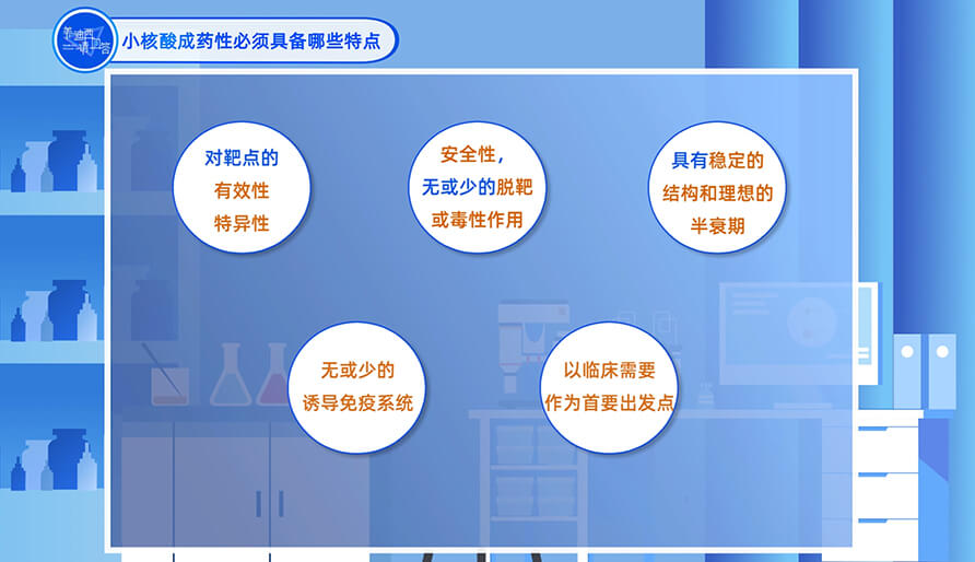 小核酸成药性必须具备哪些特点？